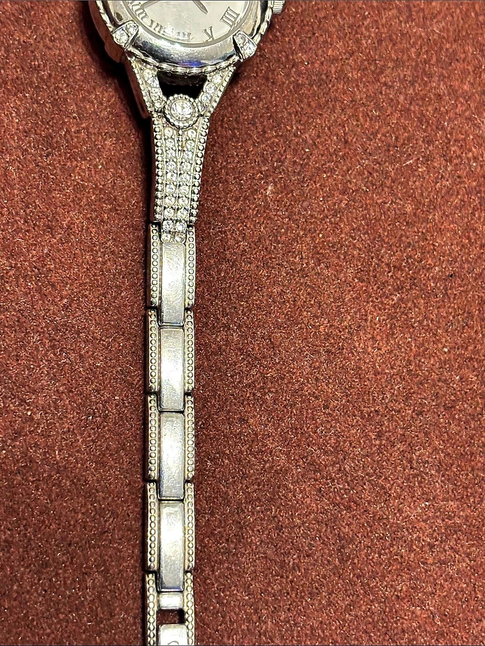 GUESS Rhinestone Watch in Silver - Picture 5 of 6